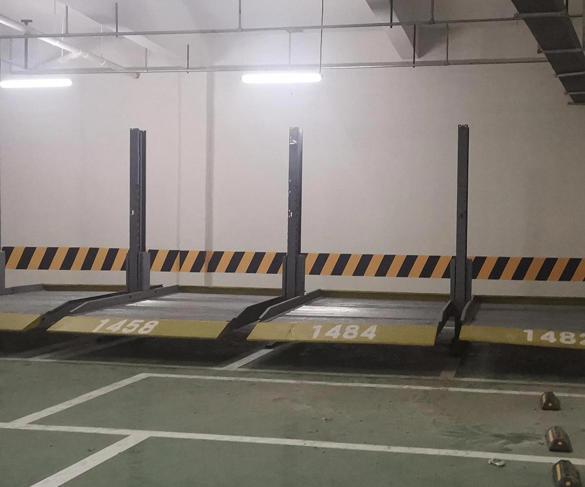 江津雙層PSH型機(jī)械停車庫安裝