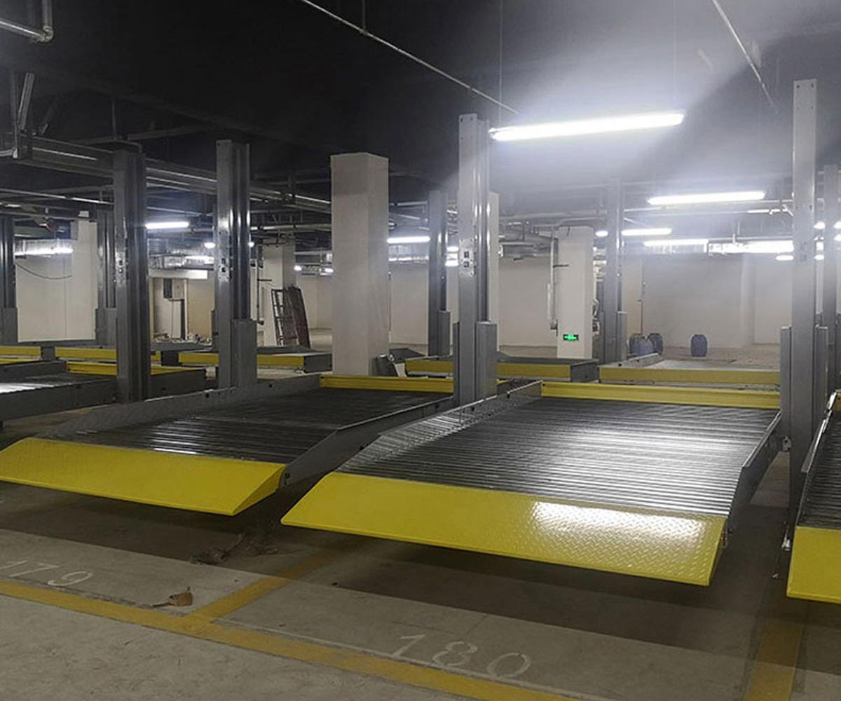貴州雙層升降式機(jī)械停車設(shè)備過驗(yàn)收