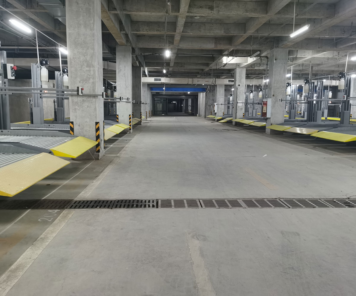 荔波2層升降式立體停車庫安裝
