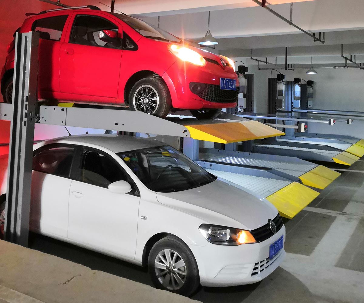 貴州地下室兩層簡易升降機(jī)械式停車設(shè)備
