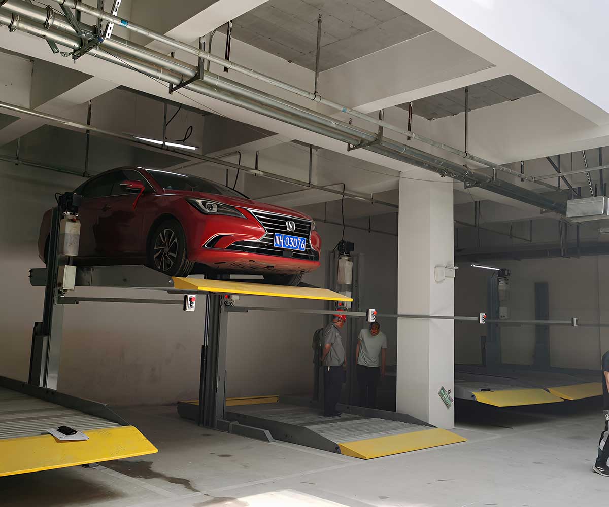 正寧兩柱式立體停車設(shè)備限高探討