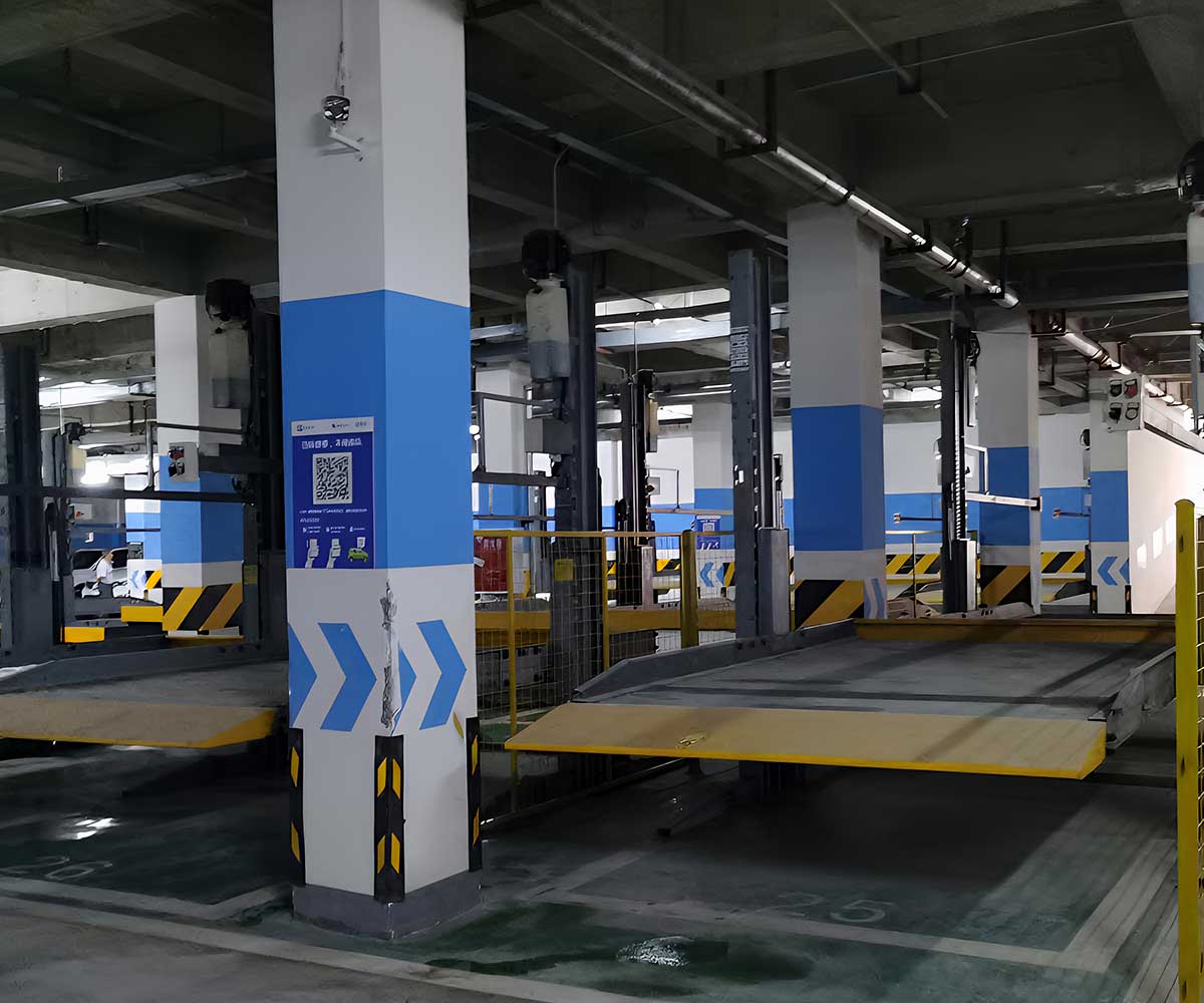 辰溪上下兩層機械式立體停車設(shè)備的標(biāo)準(zhǔn)尺寸解析