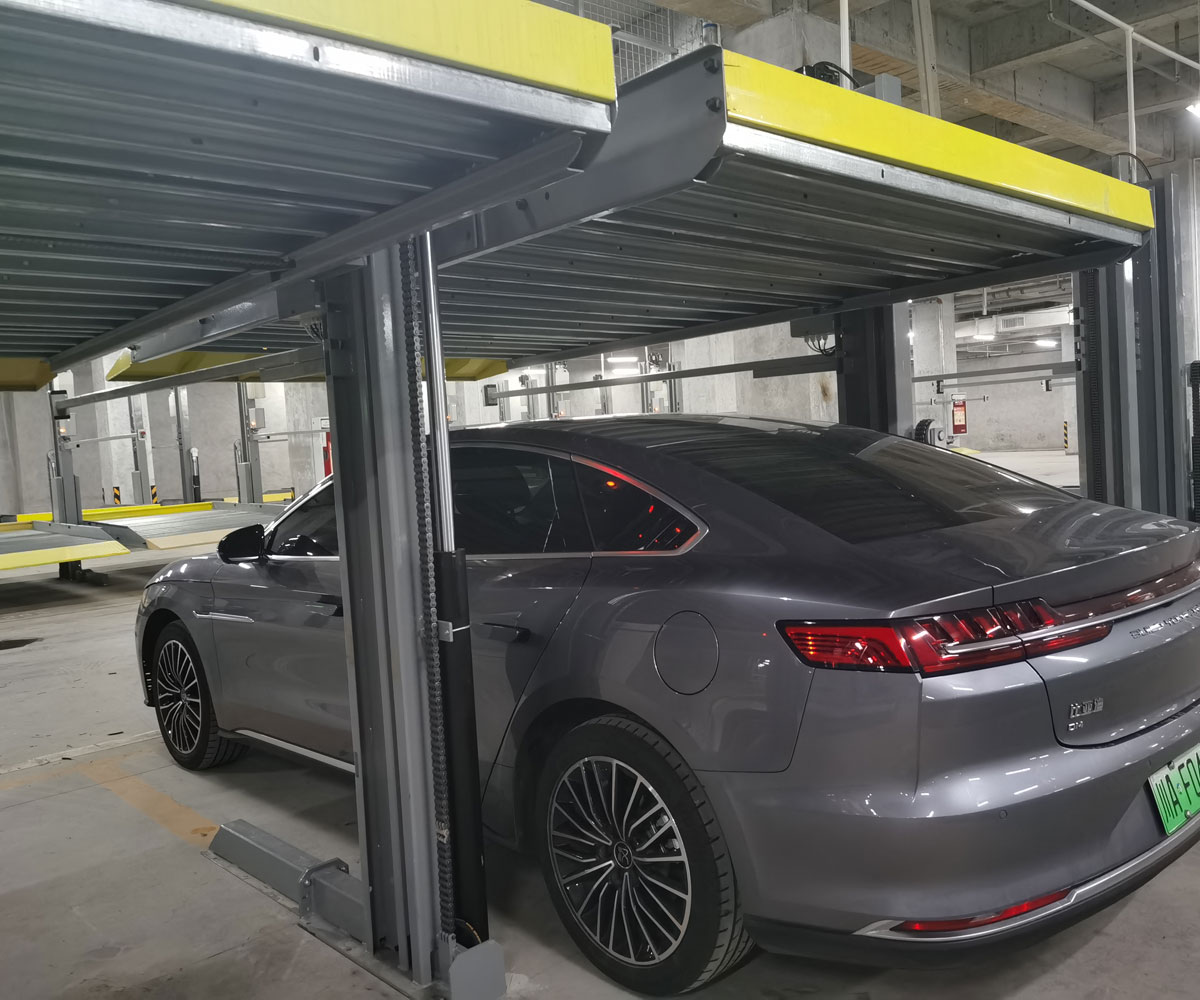 黔南PSH四層升降橫移類停車設(shè)備（負(fù)一正三地坑式）技術(shù)參數(shù)